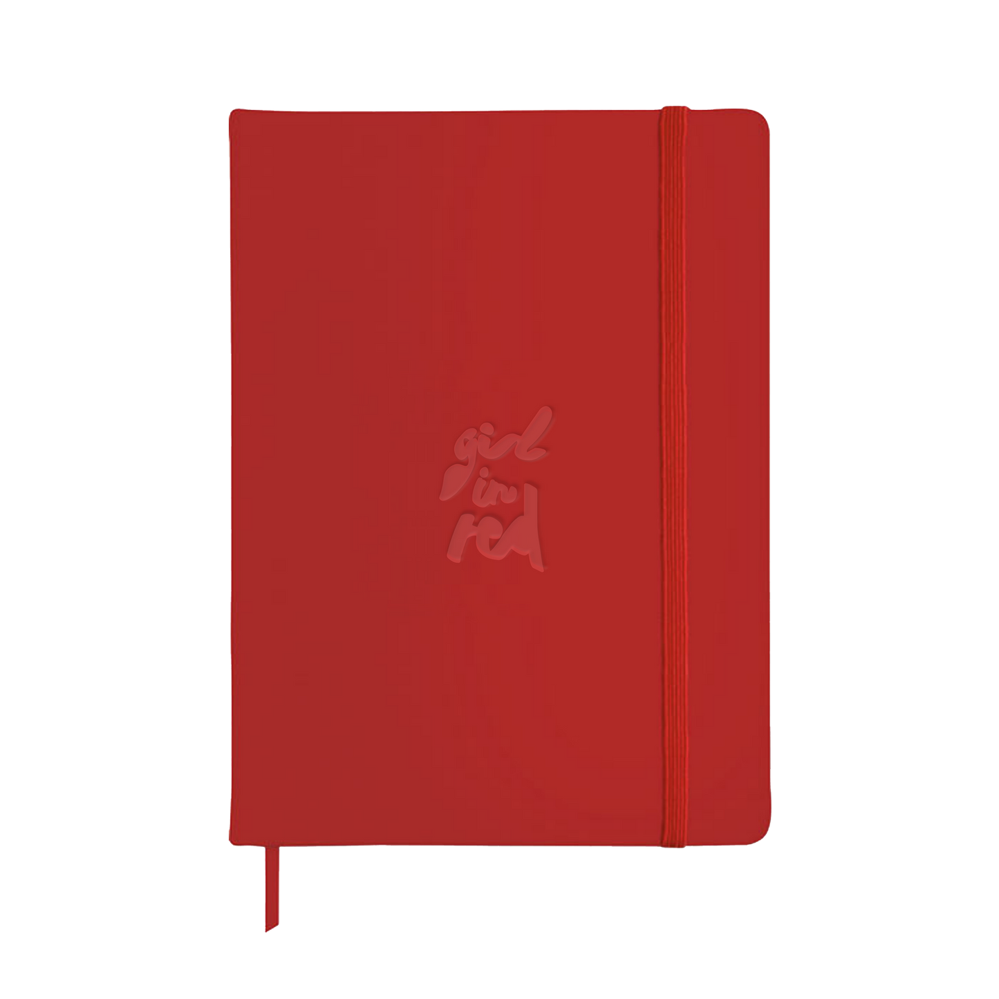 Girl In Red Notebook