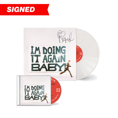 I'M DOING IT AGAIN BABY! STANDARD CD + EXCLUSIVE SIGNED WHITE VINYL