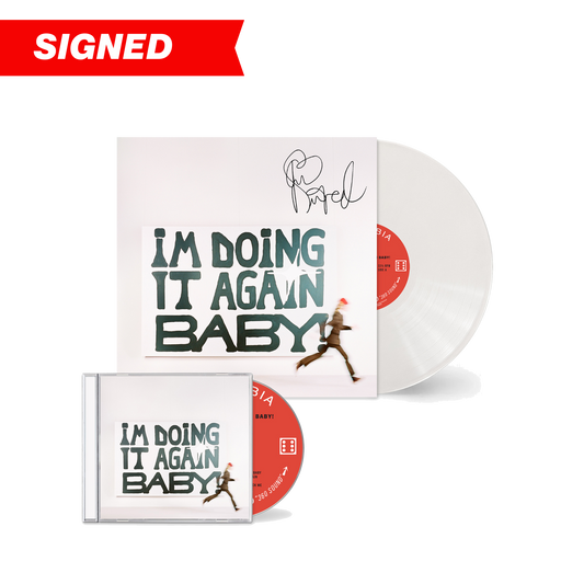 I'M DOING IT AGAIN BABY! STANDARD CD + EXCLUSIVE SIGNED WHITE VINYL