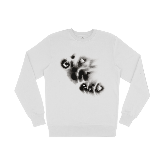 Girl in red merch sweatshirt hotsell